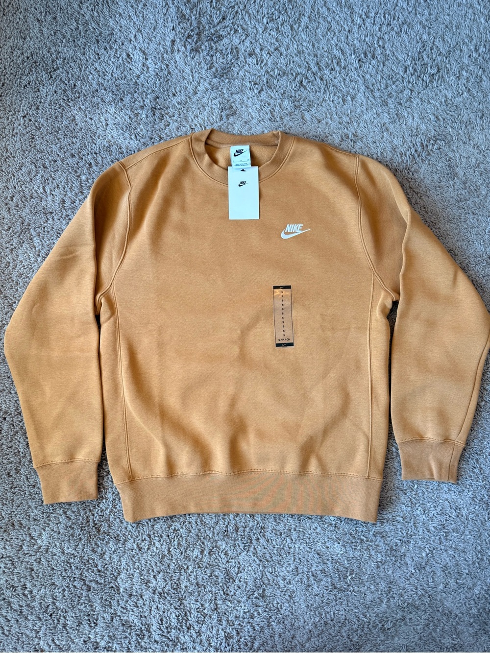 Nike Men’s Crewneck Sweatshirt - Caramel/Tan